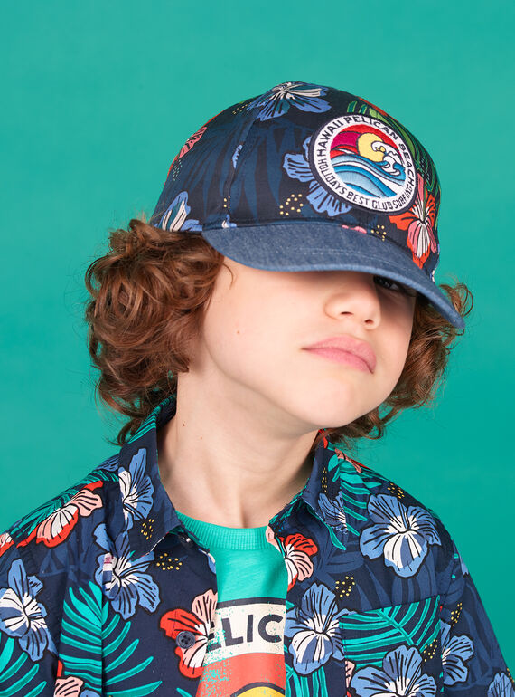 Cappellino blu notte bambino LYOBONCAP / 21SI02W1CHA705