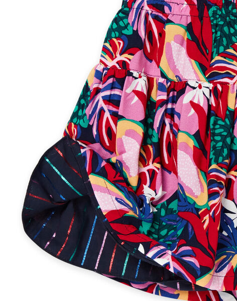 Gonna double face multicolore RANAUJUP / 23S901N1JUP070