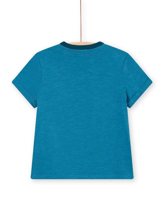 T-shirt blu bambino LOVERTI5 / 21S902Q3TMC715