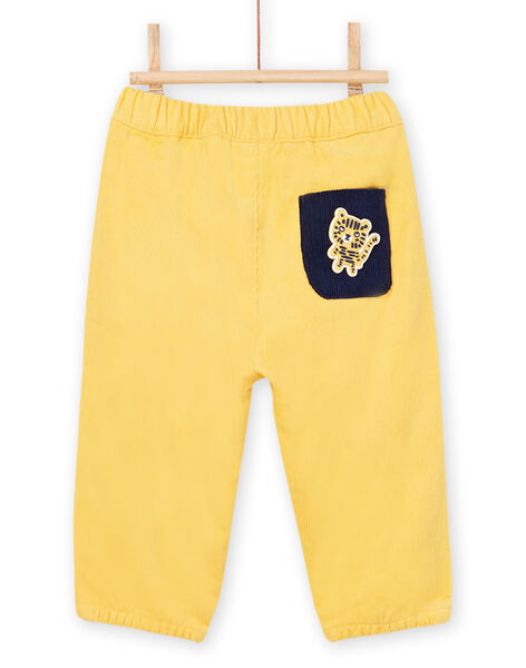 Pantaloni gialli in velluto a costine PUJOPAN2 / 22WG10D1PANB105