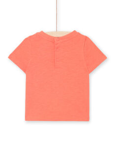 T-shirt maniche corte rossa neonato LUBONTI2 / 21SG10W4TMCF504
