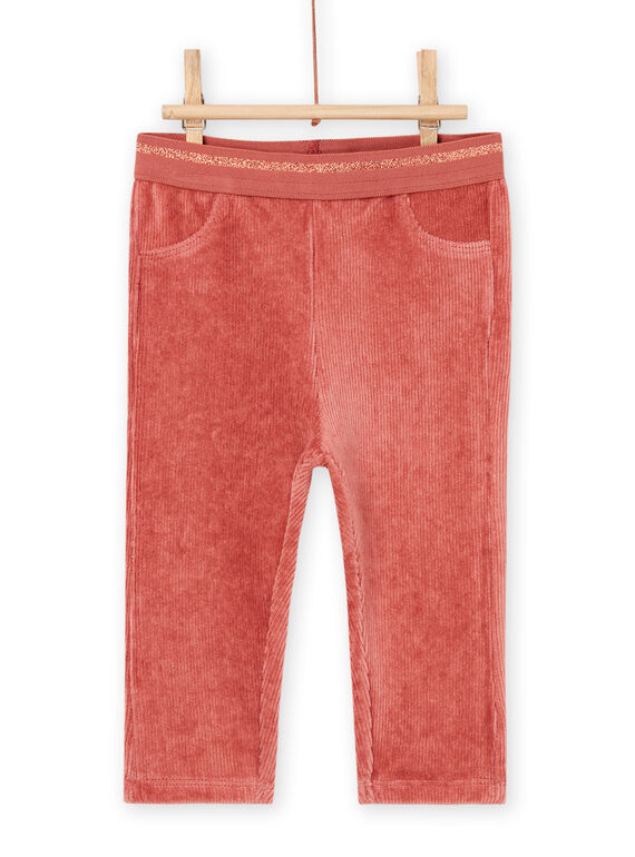 Pantaloni rosa in velluto PIRHUPAN2 / 22WG09Q1PAND332