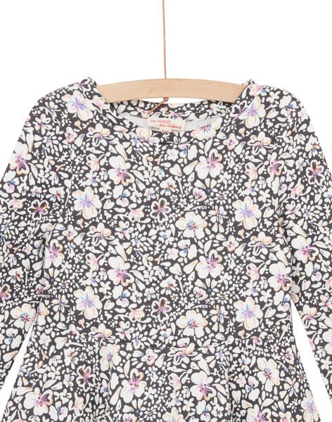 Abito maniche lunghe con stampa a fiori PAREROB3 / 22W901T1ROBJ901
