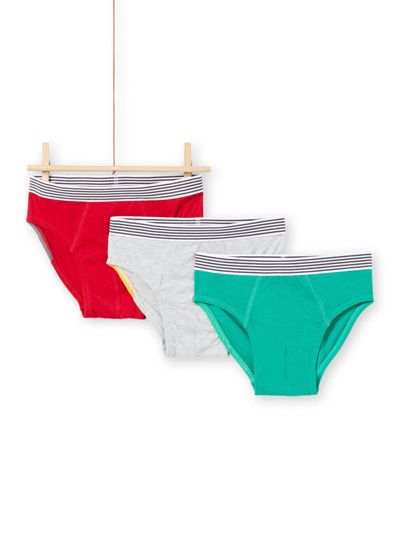 Set 3 slip con motivi animali bambino MEGOSLIANI / 21WH12B2D5LG626