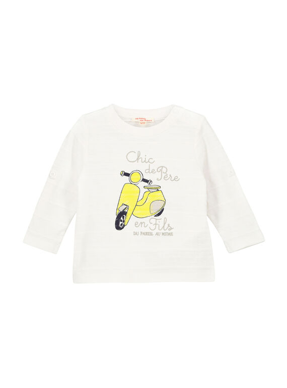 T-shirt a maniche lunghe neonato FUPOTI / 19SG10C1TML000