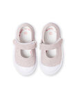 Scarpe baby rosa con glitter neonata LBFBABLUREX / 21KK3742D17301