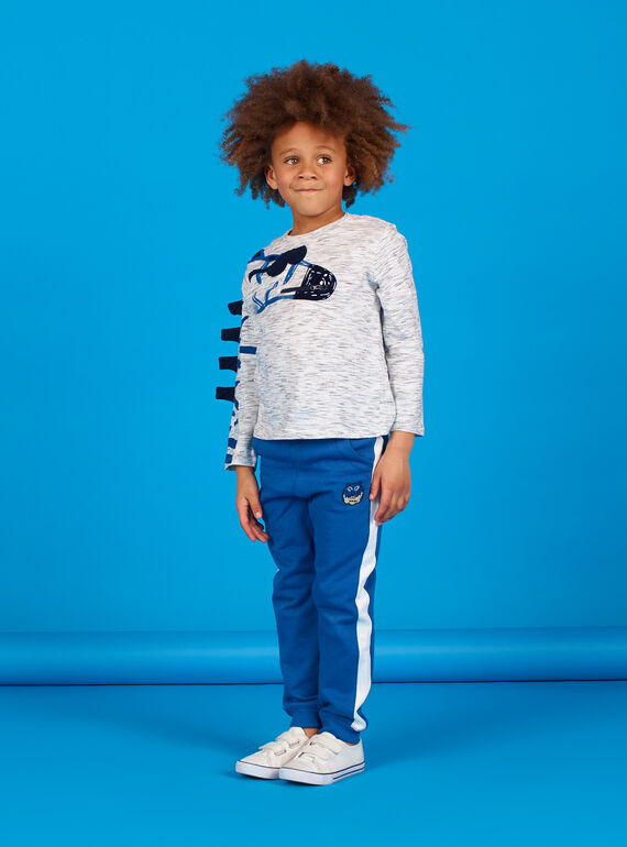 Pantaloni sportivi blu bambino LOBLEJOG / 21S902J1JGB702