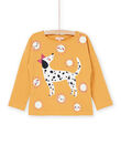 T-shirt arancione a maniche lunghe RADAYTEE2 / 23S901M3TMLB107