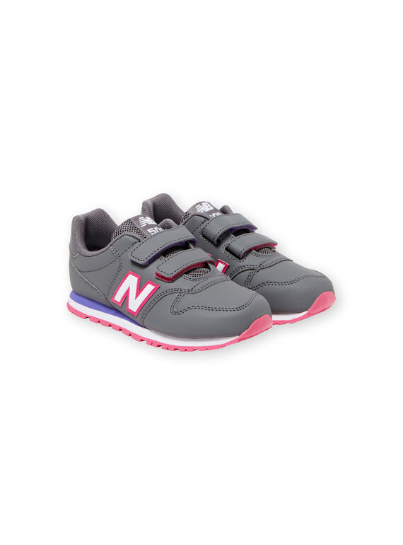 Sneakers grigie e rosa New Balance bambina KFYV500RGP / 20XK3523D37940