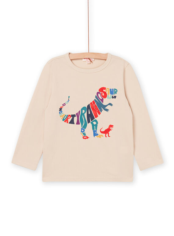 T-shirt a maniche lunghe con motivo dinosauro POPRITEE3 / 22W902P3TMLA016