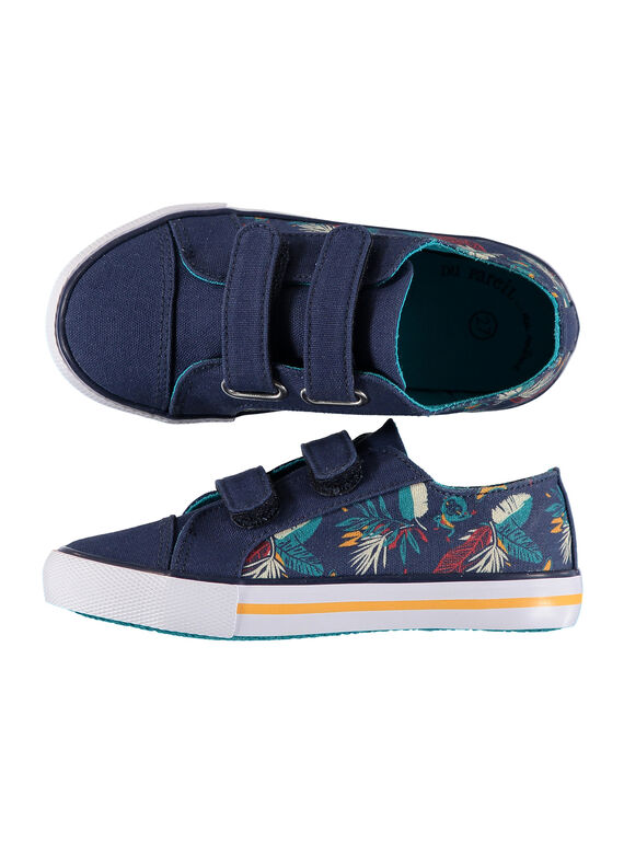 Scarpe da tennis tela con stampa bambino FGVELSIN / 19SK36C4D16070