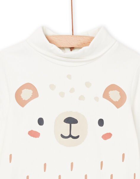 Dolcevita ecrù con motivo animale PUJOSOUP3 / 22WG10C2SPL001