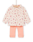 Camicia con stampa a fiori e leggings RISUNENS / 23SG09K1ENS301