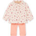 Camicia con stampa a fiori e leggings