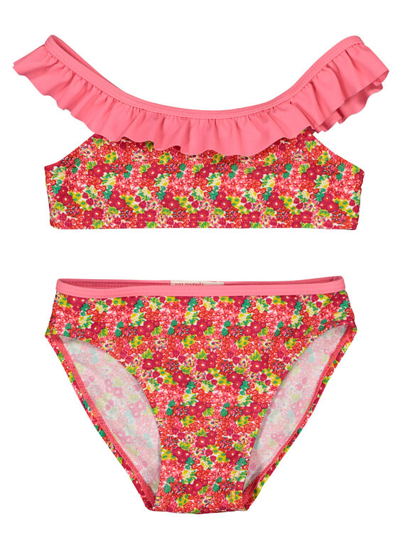 Costume da bagno 2 pezzi con stampa bambina FYABIK4 / 19SI01K3MAI099