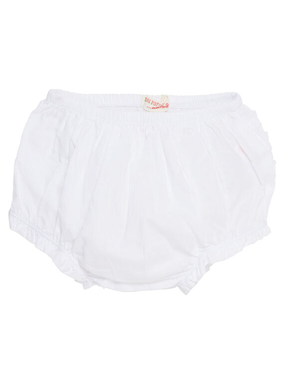 Bloomer bianco neonata JIJOBLOO1 / 20SG09T1BLR000