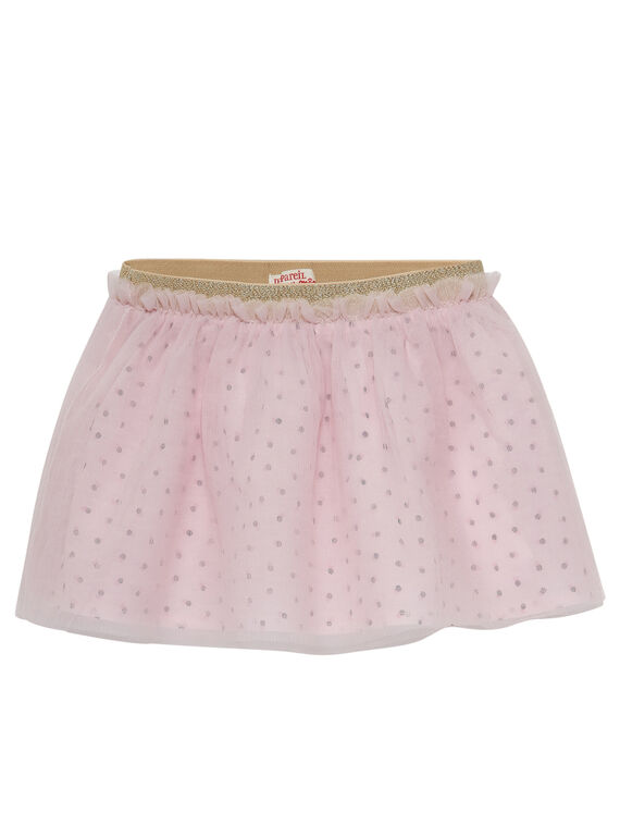 Gonna in tulle rosa chiaro neonata JIPOEJU / 20SG09G1JUP301