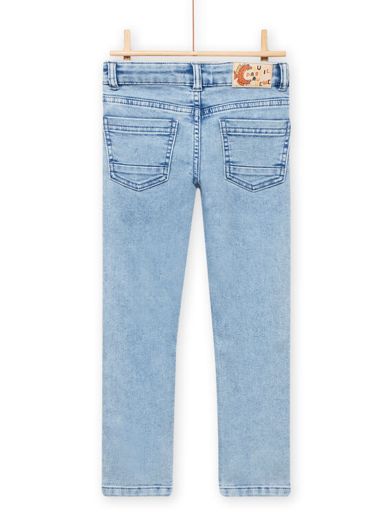 Jeans knit denim e portachiavi squali bambino NOVIJEAN / 22S902M1JEAP269