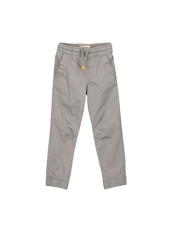 Pantaloni in tela grigi bambino FOJOPANT1 / 19S90235D2BJ913