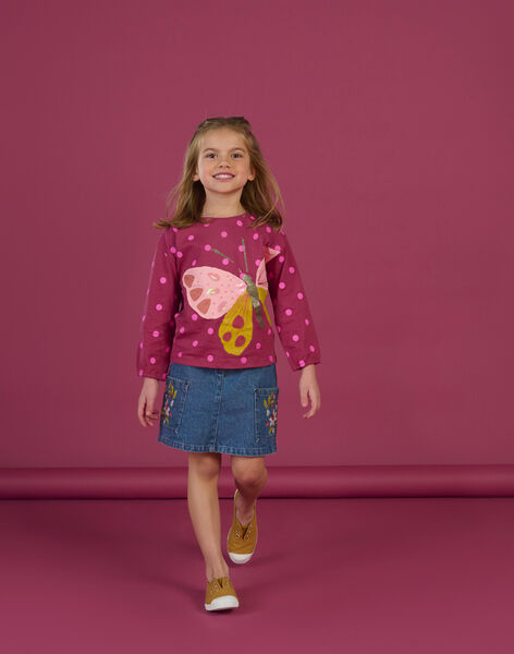 T-Shirt con stampa a pois e motivo farfalla RAMAGTEE1 / 23S901T1TML718