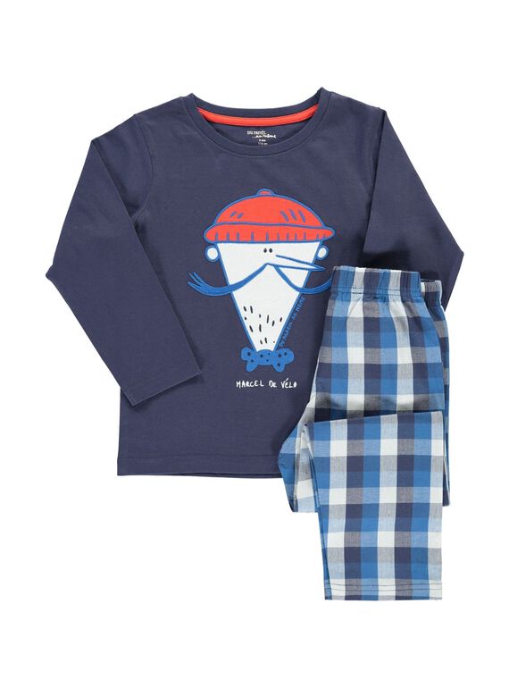 Boys' cotton pyjamas CEGOPYJHIP / 18SH1246PYJ720
