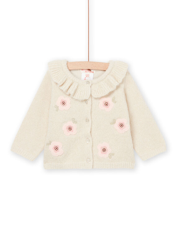Cardigan in maglia tinta unita con maxi collo PIPRACAR2 / 22WG09S2CAR003