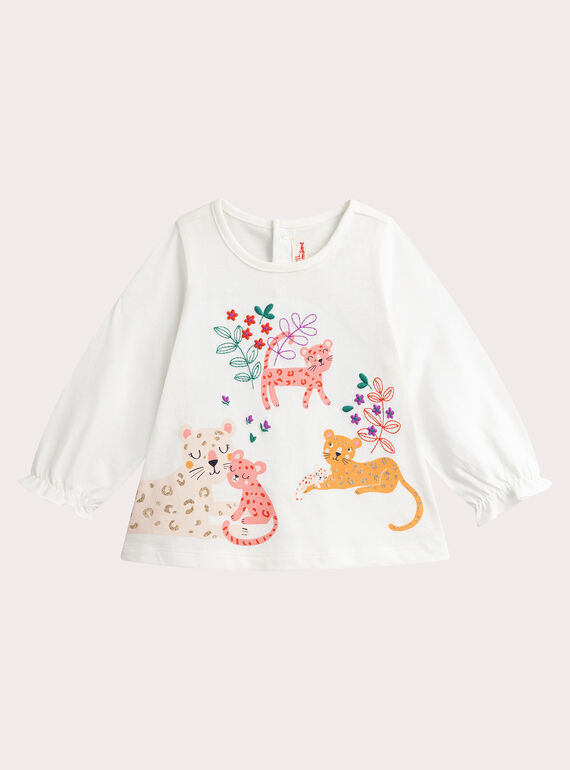 Scaldacuore con motivo a leopardo per neonata VIKOTEE2 / 24WG0932TML001