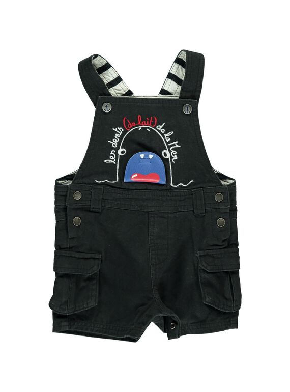 Baby boys' short dungarees CUBENSAC1 / 18SG10G1SAC090