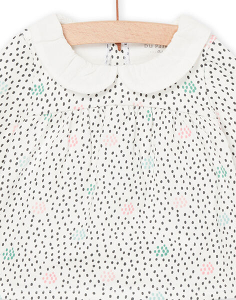 Blusa con stampa a fiori e pantaloni POU1ENS2 / 22WF0381ENS001