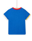 T-shirt blu con motivi fantasia bambino NOLUTI2 / 22S902P1TMC702