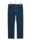 Pantaloni in tela blu POJOPAVEL2 / 22W902C3PANC225