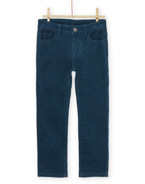 Pantaloni in tela blu POJOPAVEL2 / 22W902C3PANC225