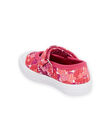 Scarpe baby rosa con stampa a fiori neonata NITOILAOP / 22KK3791D17030