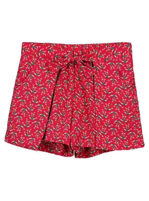 Shorts taglio morbido con stampa bambina FAYESHORT2 / 19S901M2SHO099