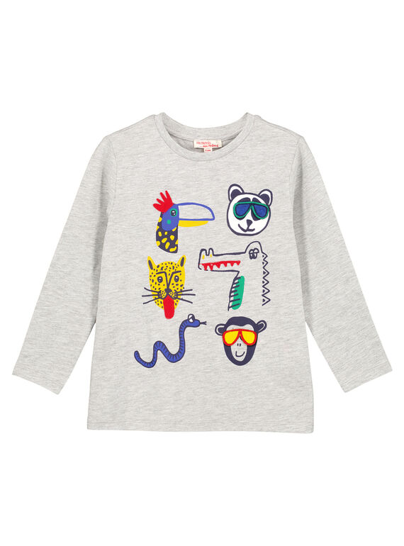 T- shirt Maniche Lunghe Grigio Melange GOMUTEE2 / 19W902F3TML943