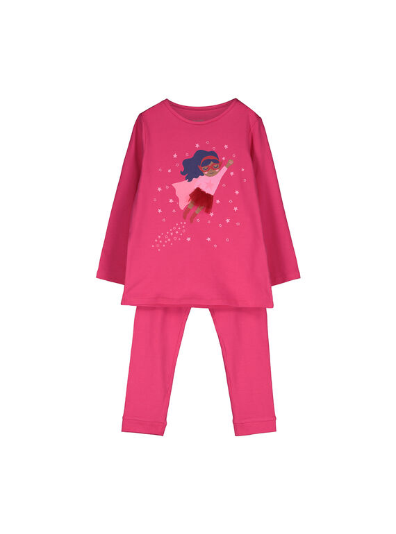 Pigiama in cotone bambina FEFAPYJSUP / 19SH1144PYJ030