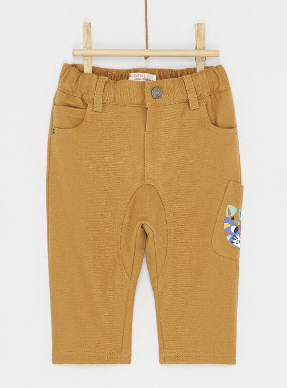Pantaloni ambra gialla SULINPAN1 / 23WG10H2PANB101