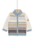 Cardigan in maglia con motivi jacquard PUREGIL / 22WG10T1GILA016