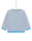 T-shirt con motivo giraffa in ricamo bouclette RUNAUSWE / 23SG10N1SWEC231