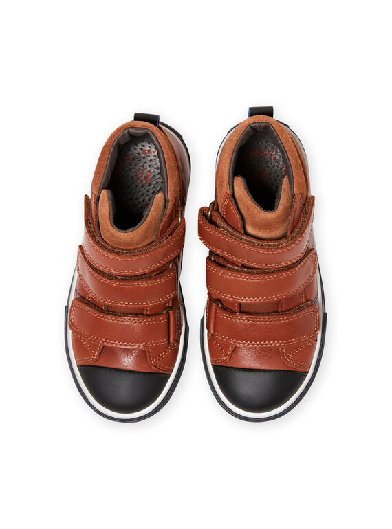 Sneakers alte cammello bambino MOBASTRIVTAN / 21XK3652D3F804