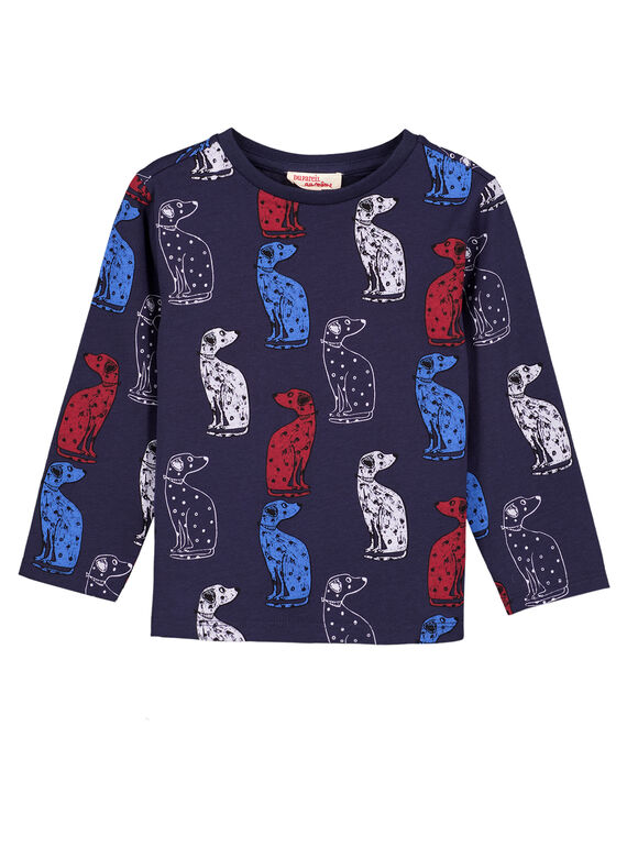 T-shirt con Stampa Navy GOTRITEE2 / 19W902J3TMLC224