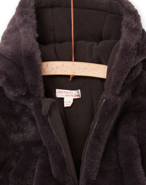 Tutina imbottita tinta unita con cappuccio PUGROPIL / 22WG10F1PIL929