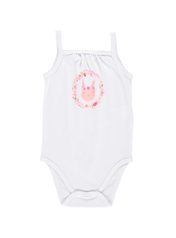 Girls' strappy bodysuit CEFIBODANA / 18SH13V2BDL000