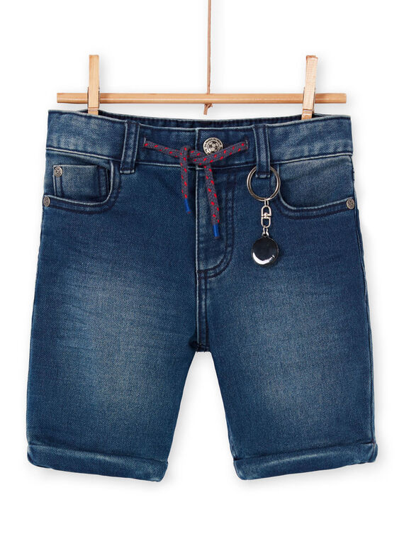 Bermuda in jeans blu bambino LOHABER1 / 21S902X2BERP274