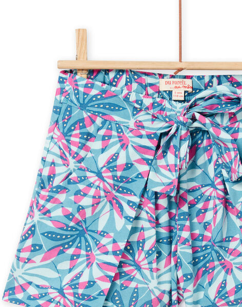 Shorts blu e rosa bambina NAFICSHORT3 / 22S901U2SHO204