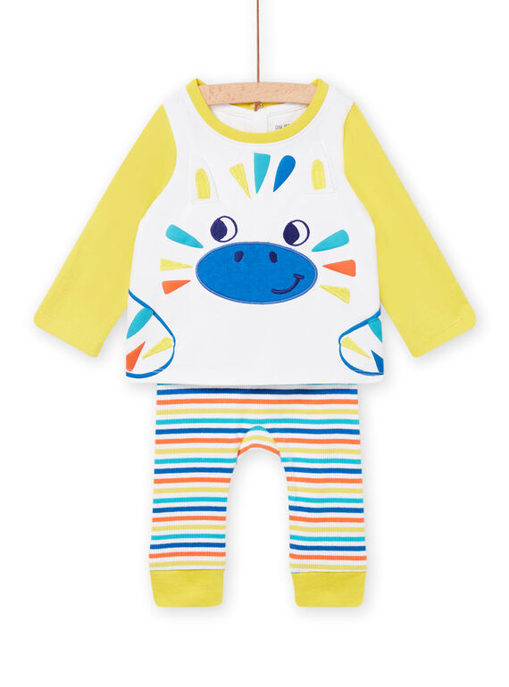 Pigiama con motivo zebra neonato NEGAPYJTET / 22SH14H1PYJ000