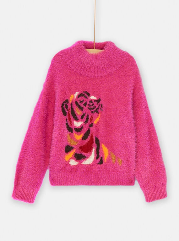Maglia fucsia con motivo tigre SALOPULL / 23W901R2PUL310