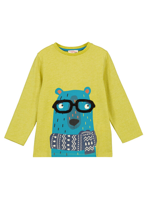 T-shirt Maniche lunghe Gialla GOTUTEE1 / 19W902Q2TMLB111