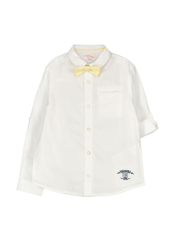 Camicia con papillon bambino FOPOCHEM1 / 19S902C1CHM000