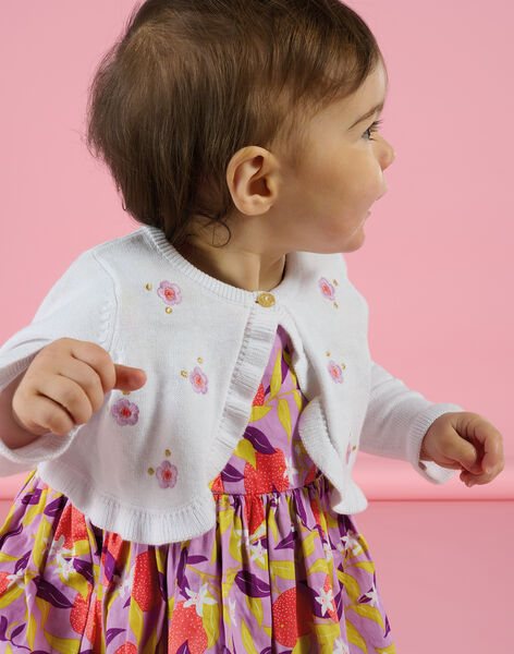 Cardigan con motivi a fiori RINEOCAR / 23SG09O1CAR000